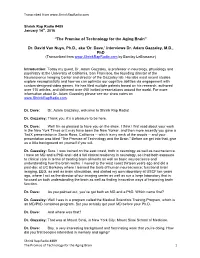 489 – the Promise of Technology for the Aging Brain with Dr. Adam Gazzaley