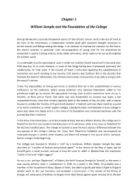 Chapter 1 William Semple and the Foundation of the College