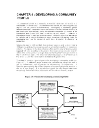 Chapter 4 : Developing a Community Profile