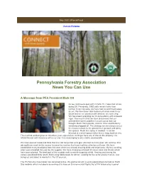 PFA May 2020 Newsletter