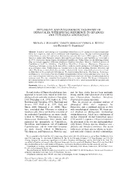 Phylogeny and Phylogenetic Taxonomy of Dipsacales, with Special Reference to Sinadoxa and Tetradoxa (Adoxaceae)
