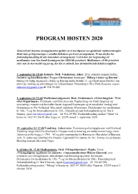 Program Høsten 2020