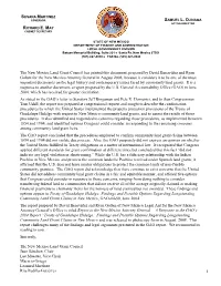 Response to 2004 GAO Report (2008)