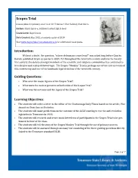 Scopes Trial