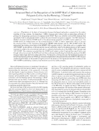 Structural Basis of the Recognition of the SAMP Motif of Adenomatous Polyposis Coli by the Src-Homology 3 Domain†,‡