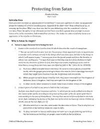 Detailed Outlines for Protecting from Satan Series