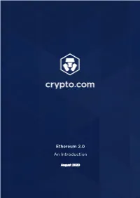 Ethereum 2.0 an Introduction