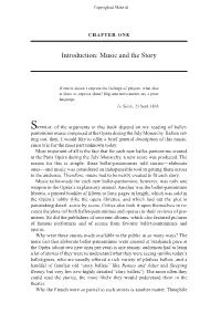 Introduction: Music and the Story