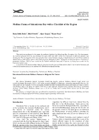 Mollusc Fauna of Iskenderun Bay with a Checklist of the Region