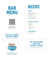 Bar Menu! Stone IPA 7