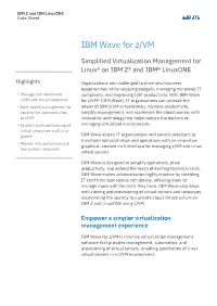 IBM Wave for Z/VM