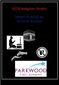 Islam Practices Revision Booklet