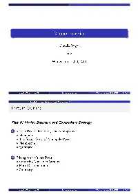 Microeconomics Lecture Outline