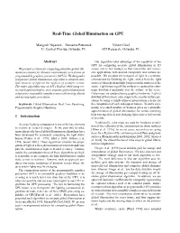 Real-Time Global Illumination on GPU