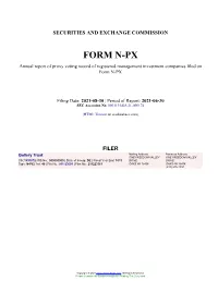 Gallery Trust Form N-PX Filed 2021-08-30