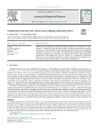 Journal of Empirical Finance Conditional