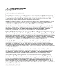 The Copenhagen Consensus Reading Adam Smith in Denmark by Robert Kuttner