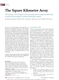 The Square Kilometre Array (SKA) Will Be an I