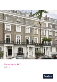 Thurloe Square, SW7