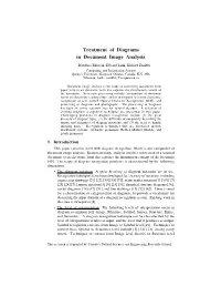 Treatment of Diagrams in Document Image Analysis