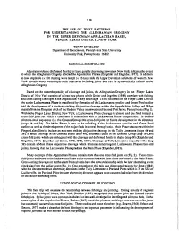 129 the Use of Joint Patterns for Understanding The
