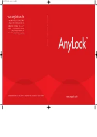 Anylock Catalogue En.Pdf