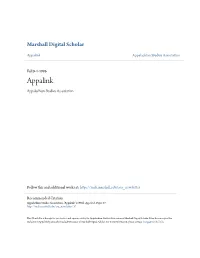 Appalink Appalachian Studies Association