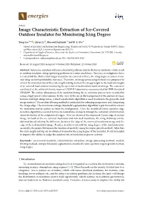 Image Characteristic Extraction of Ice-Covered Outdoor Insulator for Monitoring Icing Degree