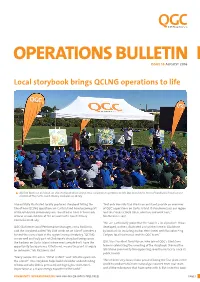 QGC Operations Bulletin – August 2016