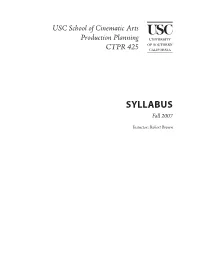 Syllabus Fall 2007