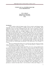 Unjust Law As a Justification for Civil Disobedience