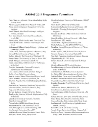 AAMAS 2019 Program Committee