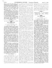 CONGRESSIONAL RECORD— Extensions Of