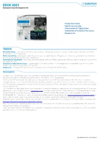 EDCK 4001 Everyware Cloud Development Kit