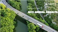 FEBRUARY 10, 2020 2019 ANNUAL RESULTS 2019: a Year Shaped by Heightened Awareness of a World in Flux