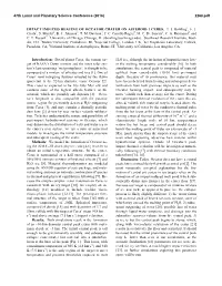 Impact Induced Heating of Occator Crater on Asteroid 1 Ceres