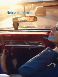 Nokia in 2010 Review by the Board of Directors and Nokia Annual Accounts 2010