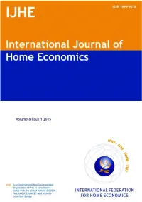Volume 8 Issue 1 2015