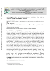 Analyzing Livability in the Distressed Areas of Isfahan City with an Emphasis on City Development Strategy
