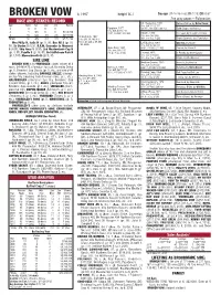 BROKEN VOW B, 1997 Height 16.1 Dosage (17-14-15-4-6); DI: 2.20; CD: 0.57 See Gray Pages—Polynesian RACE and (STAKES) RECORD Mr