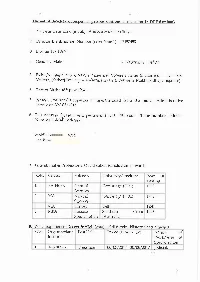 Format of Bio-Data in Respect of Persons Desirous of Inclusionin DPE Databank