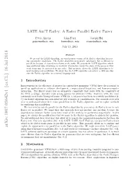 LATE Ain't Earley: a Faster Parallel Earley Parser