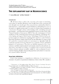 The Explanatory Gap in Neuroscience