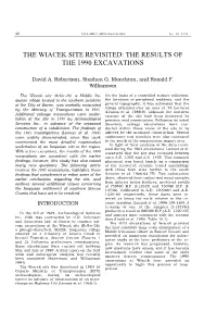 The Wiacek Site Revisited