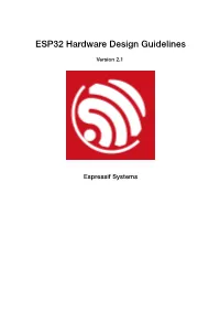 ESP32 Hardware Design Guidelines