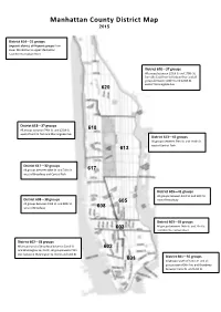 Manhattan County District Map 2015