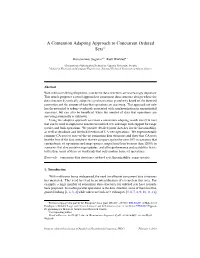 A Contention Adapting Approach to Concurrent Ordered Sets$