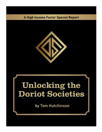 Discovering Doriot Societies