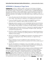 Evidence Map of Yoga for High-Impact Conditions Affecting Veterans Evidence-Based Synthesis Program