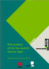 Risk Analysis of the Fox Squirrel Sciurus Niger